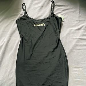 Brand New Black Short Playboy Dress